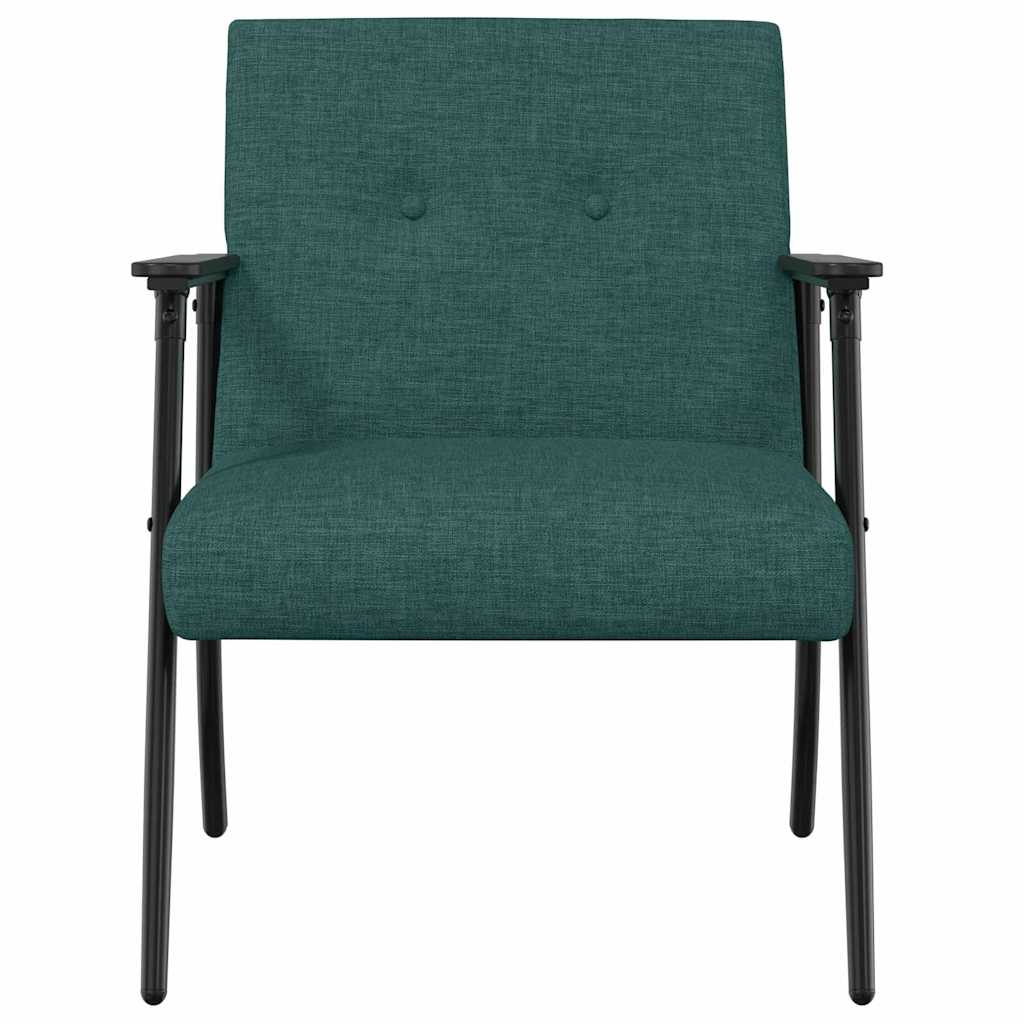 fauteuil Vert foncé 59 x 75 x 78 cm tissu - XIOS