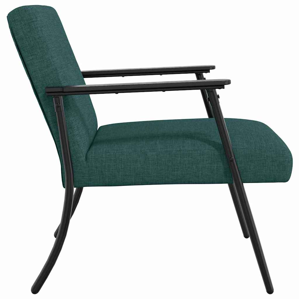 fauteuil Vert foncé 59 x 75 x 78 cm tissu - XIOS