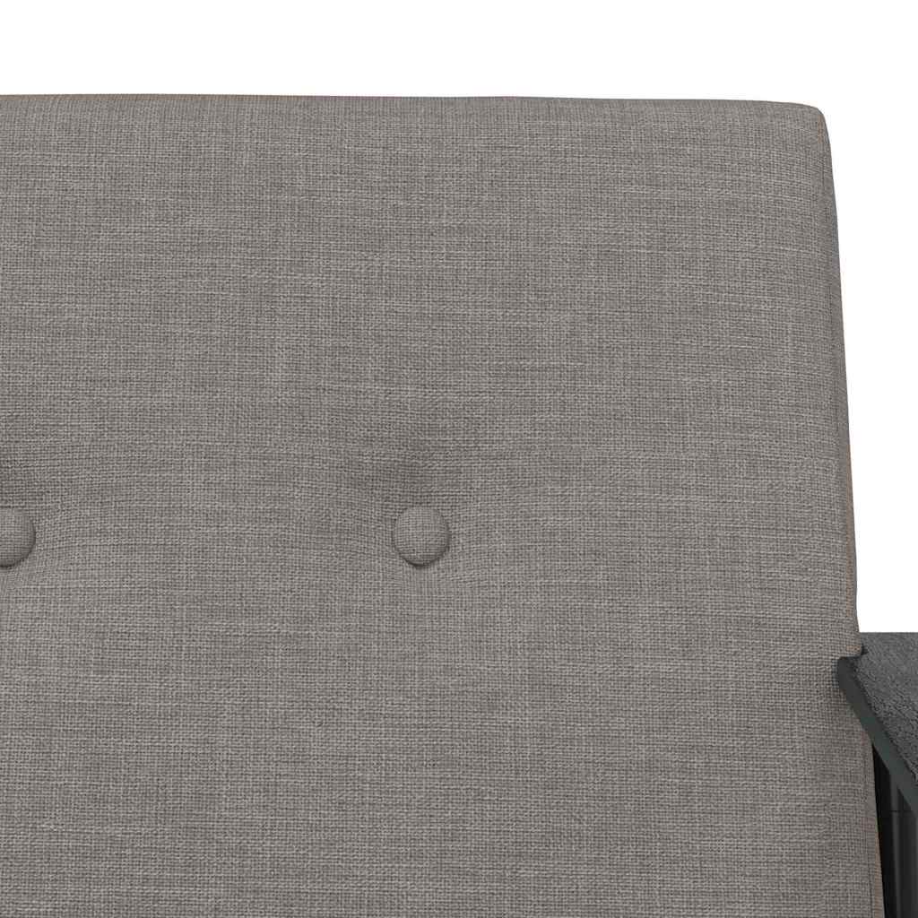 fauteuil Taupe 59 x 75 x 78 cm tissu - XIOS