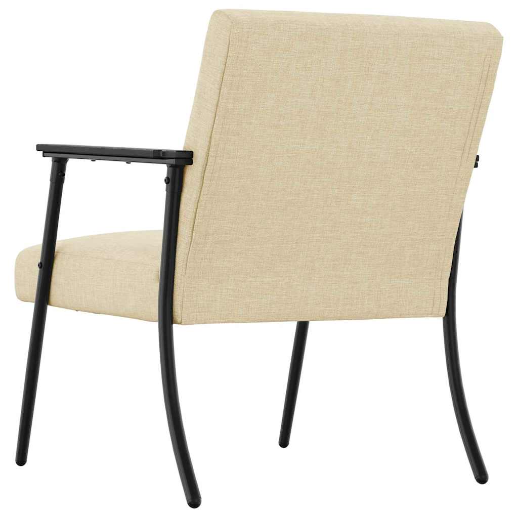 fauteuil Crème 59 x 75 x 78 cm tissu - XIOS