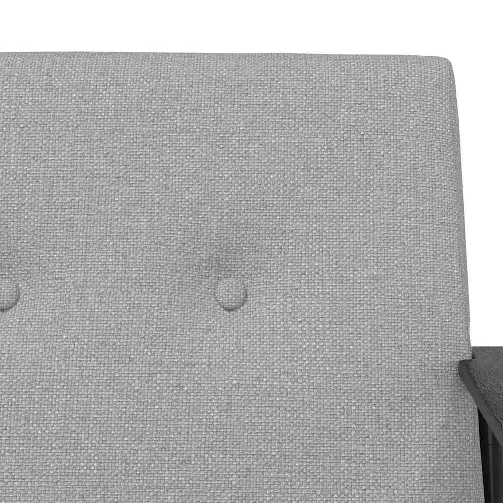 fauteuil Gris nuage 59 x 75 x 78 cm tissu - XIOS