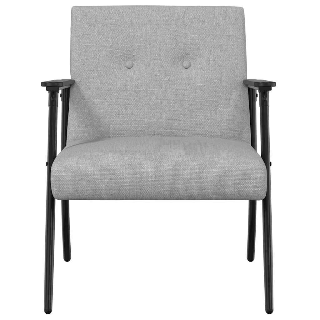 fauteuil Gris nuage 59 x 75 x 78 cm tissu - XIOS