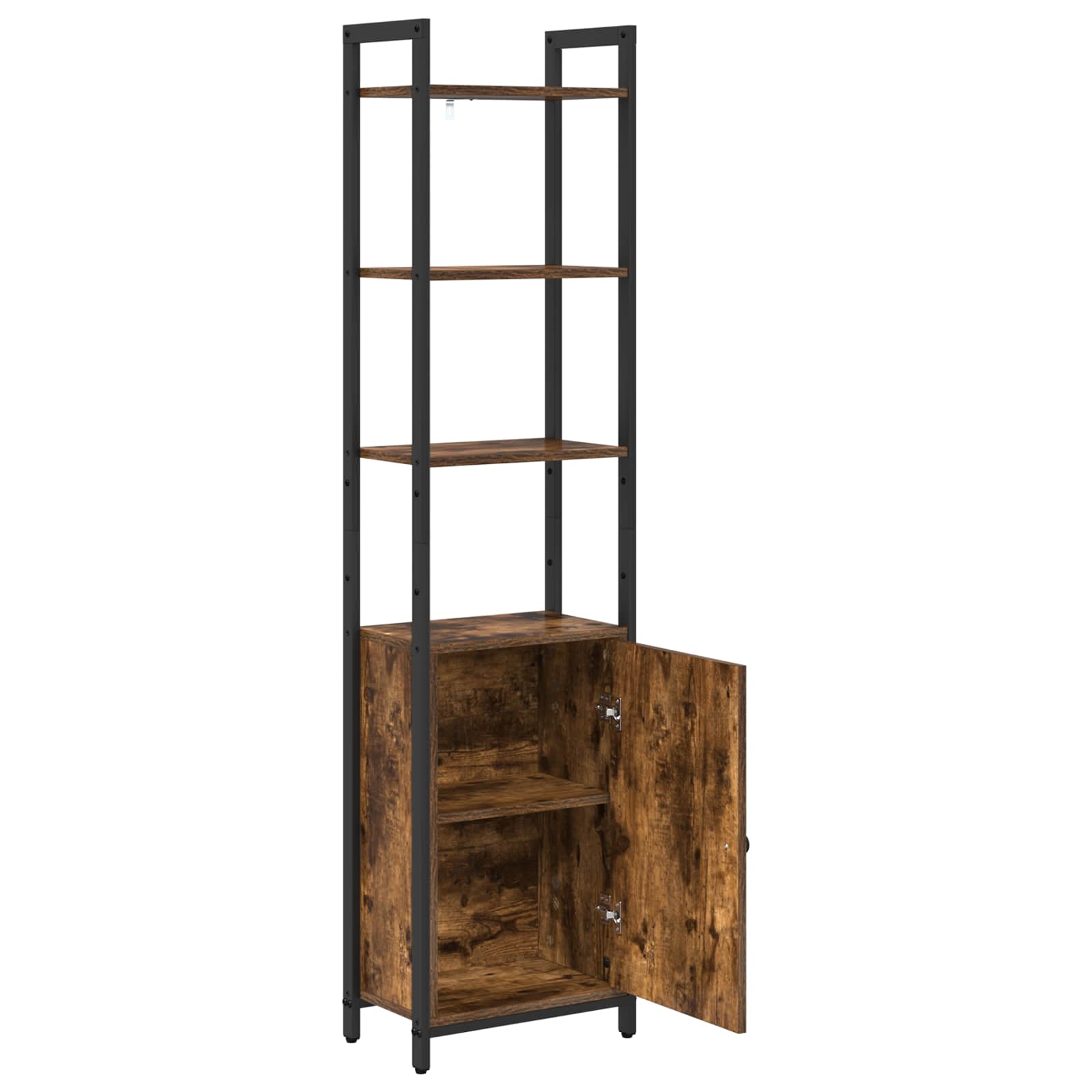 Bibliothèque Chêne fumé 40 x 24 x 161 cm Bois d'ingénierie - XIOS