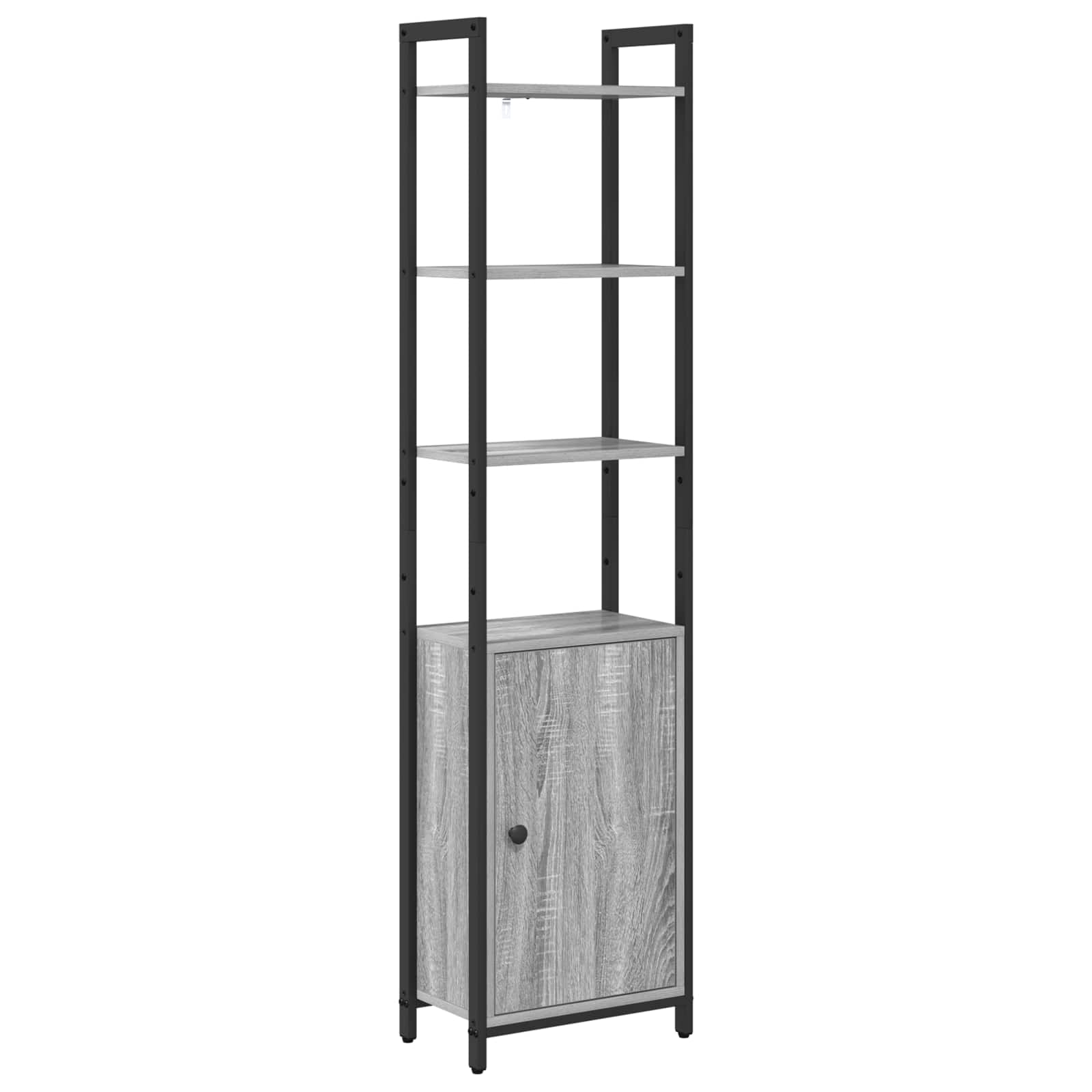 Bibliothèque Gris Sonoma 40 x 24 x 161 cm Bois d'ingénierie - XIOS