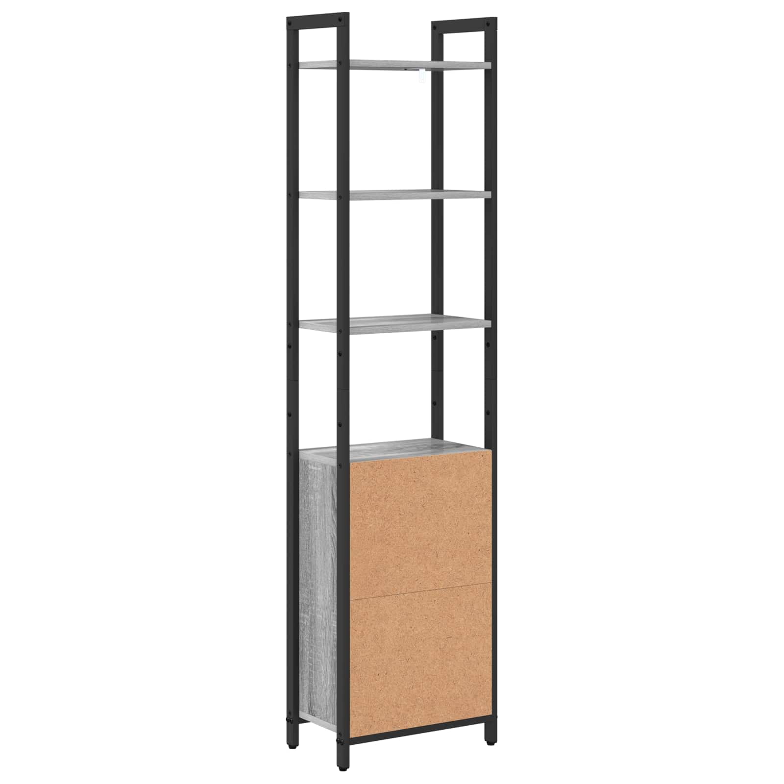 Bibliothèque Gris Sonoma 40 x 24 x 161 cm Bois d'ingénierie - XIOS