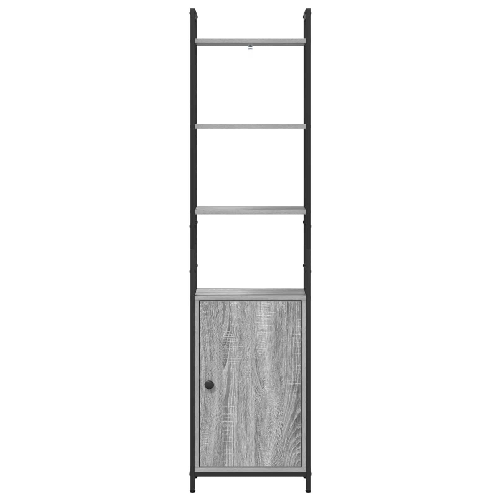 Bibliothèque Gris Sonoma 40 x 24 x 161 cm Bois d'ingénierie - XIOS