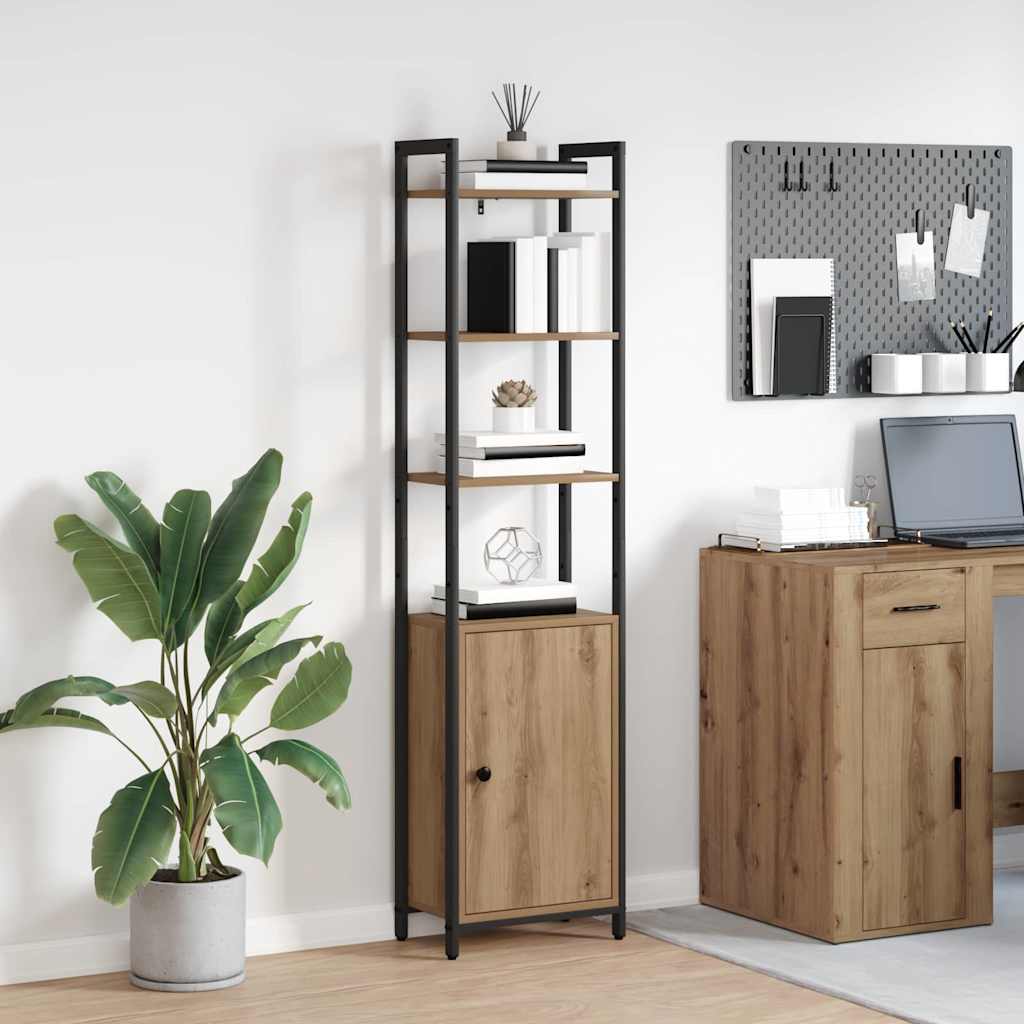 Bibliothèque Chêne artisanal 40 x 24 x 161 cm Bois d'ingénierie - XIOS