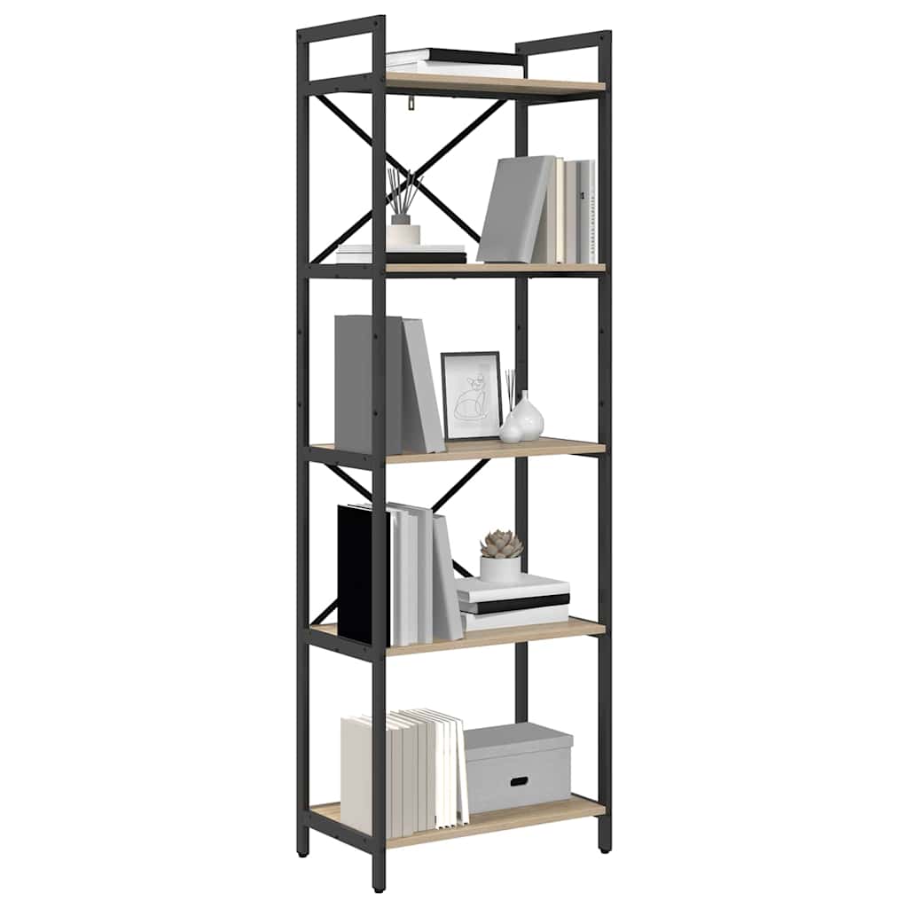 Étagère Chêne Sonoma 56 x 34 x 171 cm Bois d'ingénierie - XIOS