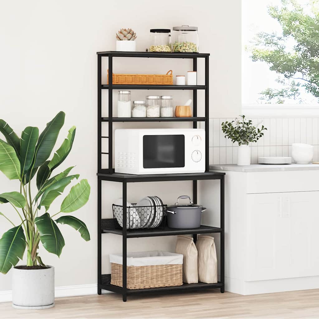 Étagère de cuisine Chêne noir 80 x 40 x 168 cm - XIOS