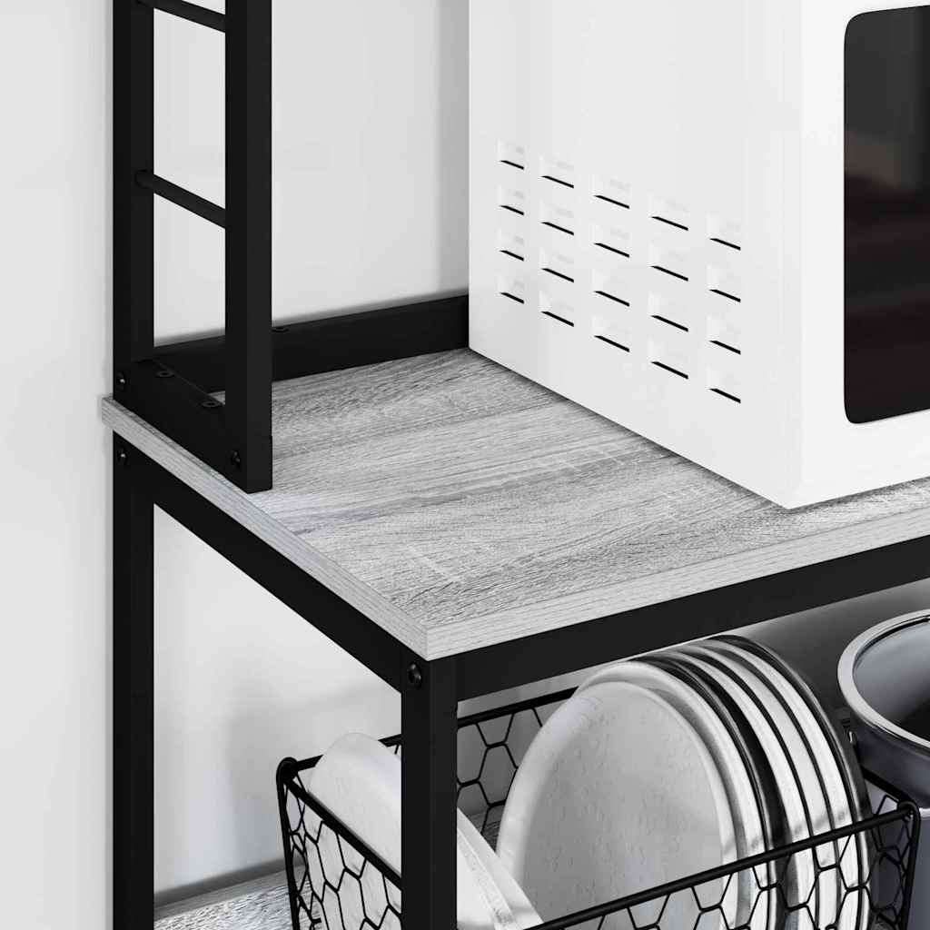 Étagère de cuisine Gris Sonoma 80 x 40 x 168 cm - XIOS