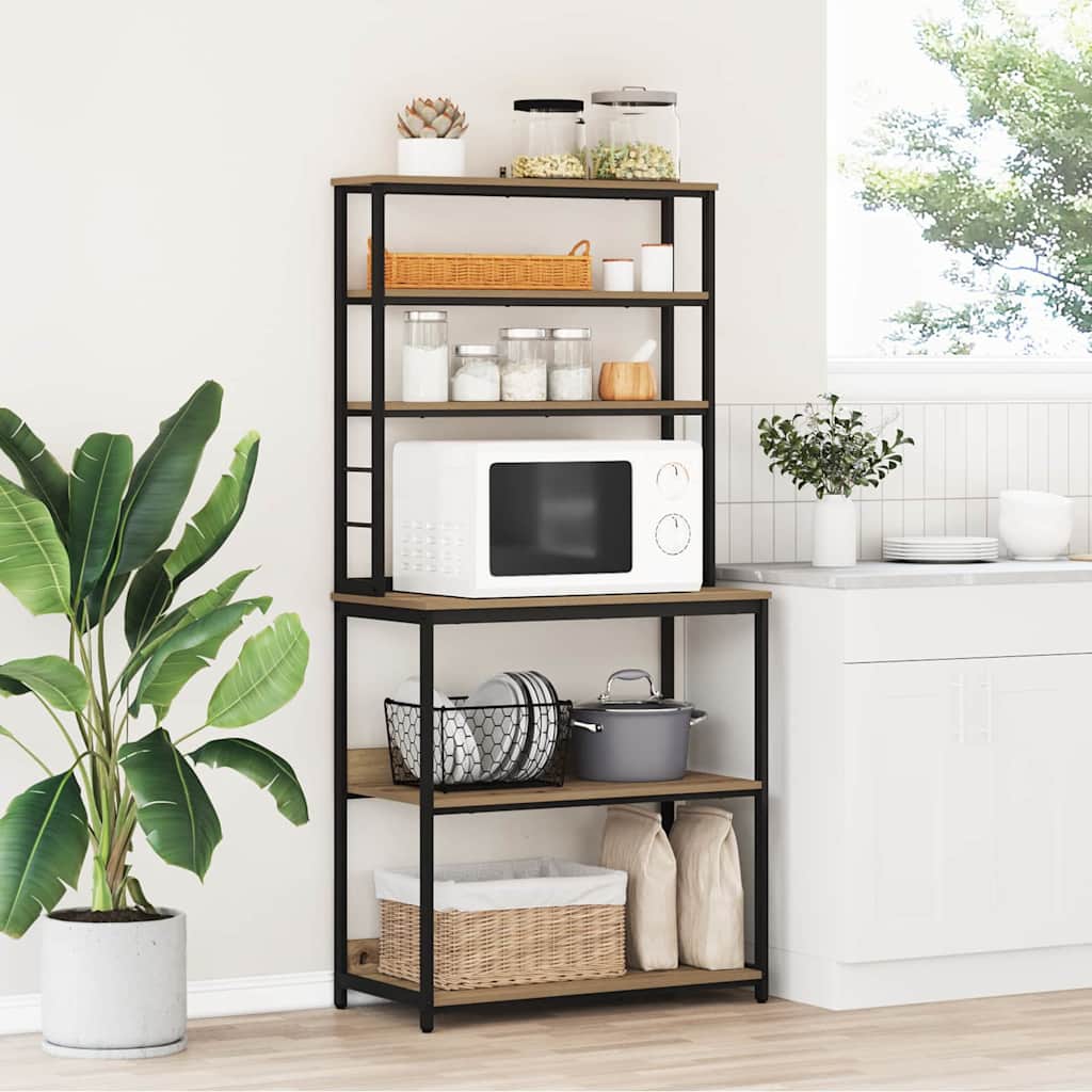 Étagère de cuisine Chêne artisanal 80 x 40 x 168 cm - XIOS