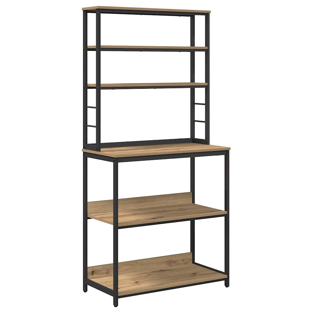 Étagère de cuisine Chêne artisanal 80 x 40 x 168 cm - XIOS