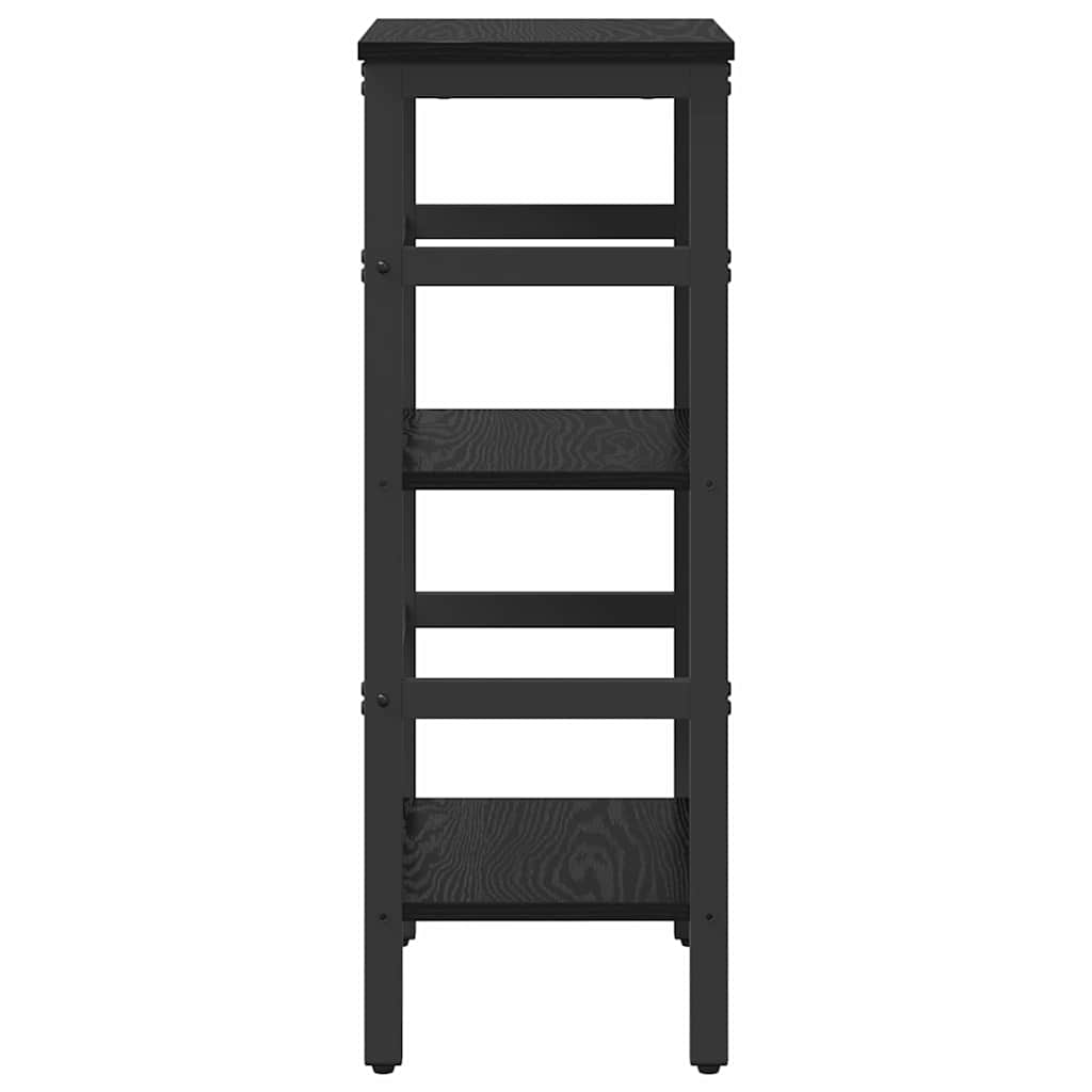 Étagère Chêne noir 40 x 29,5 x 81 cm Bois d'ingénierie - XIOS
