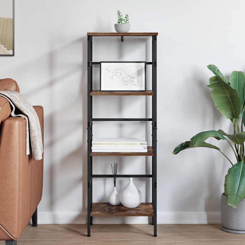 Étagère Chêne fumé 40 x 29,5 x 115 cm Bois d'ingénierie - XIOS