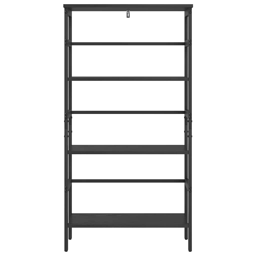 Étagère Chêne noir 60 x 29,5 x 115 cm Bois d'ingénierie - XIOS