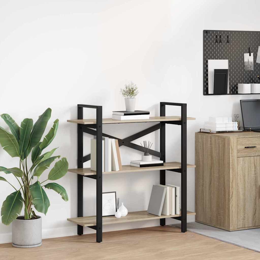 Étagère Chêne Sonoma 100 x 33,5 x 102 cm Bois d'ingénierie - XIOS