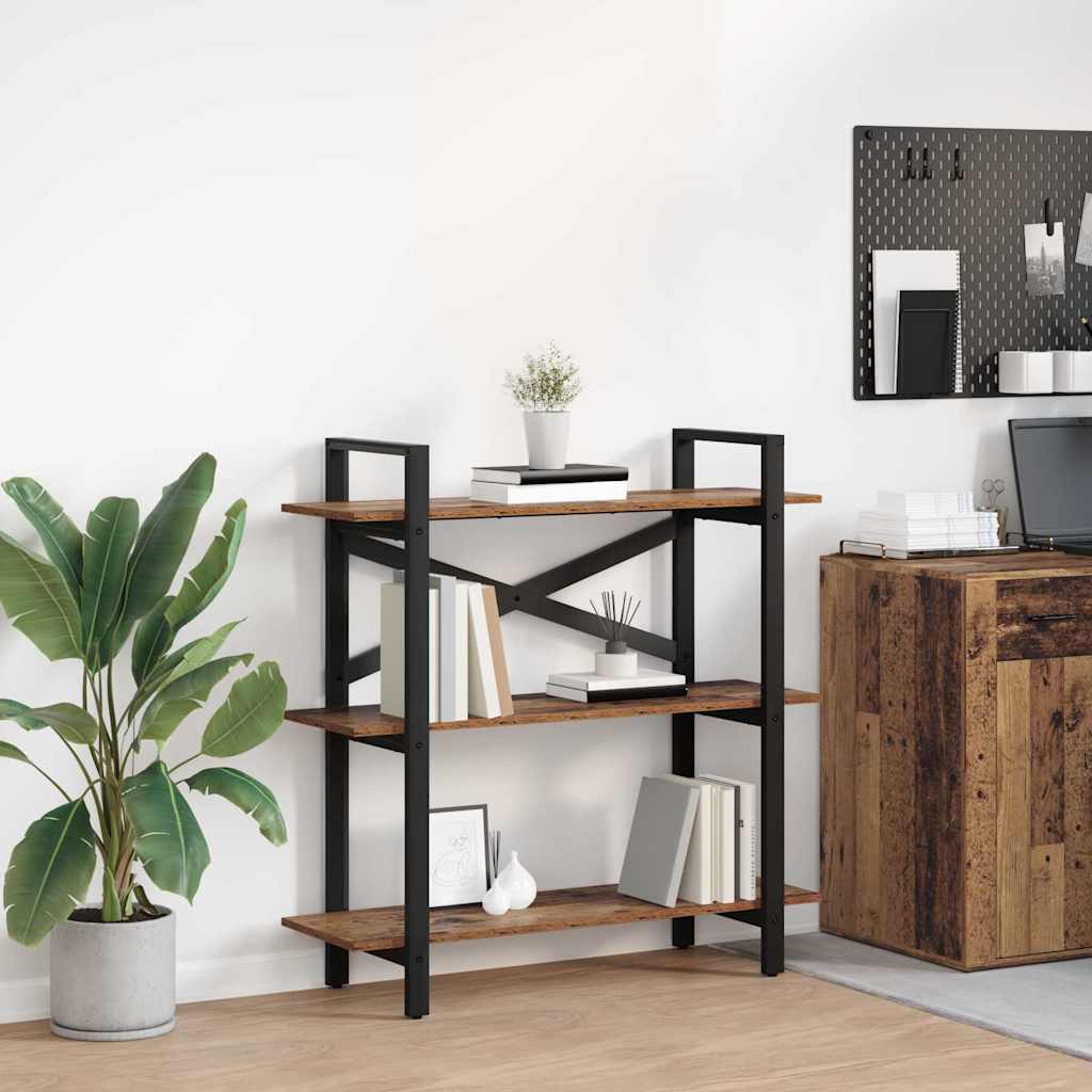 Étagère Bois Ancien 100 x 33,5 x 102 cm Bois d'ingénierie - XIOS