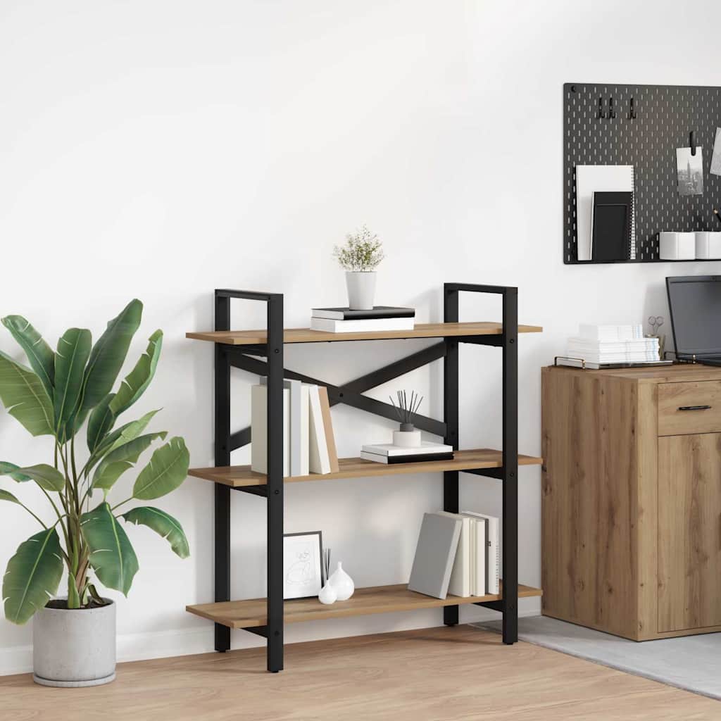 Étagère Chêne artisanal 100 x 33,5 x 102 cm Bois d'ingénierie - XIOS