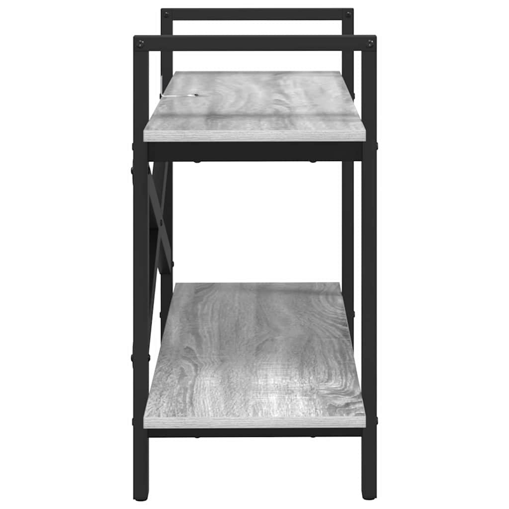 Étagère Gris Sonoma 100 x 33,5 x 64 cm Bois d'ingénierie - XIOS