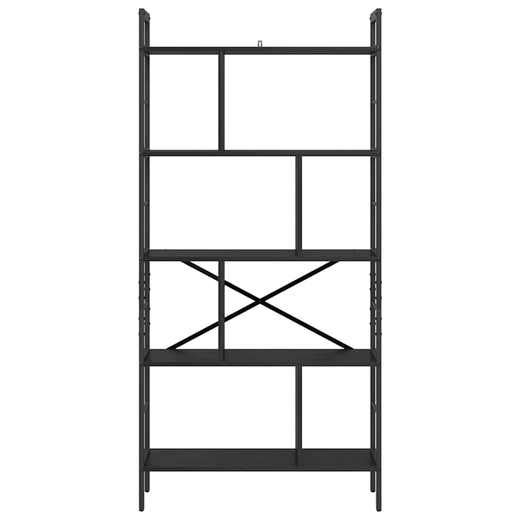 Étagère Chêne noir 75 x 30 x 156 cm Bois d'ingénierie - XIOS