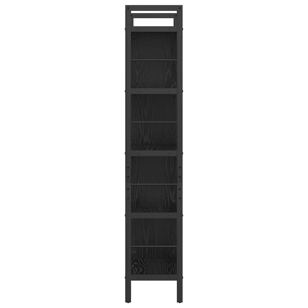 Étagère Chêne noir 75 x 30 x 156 cm Bois d'ingénierie - XIOS