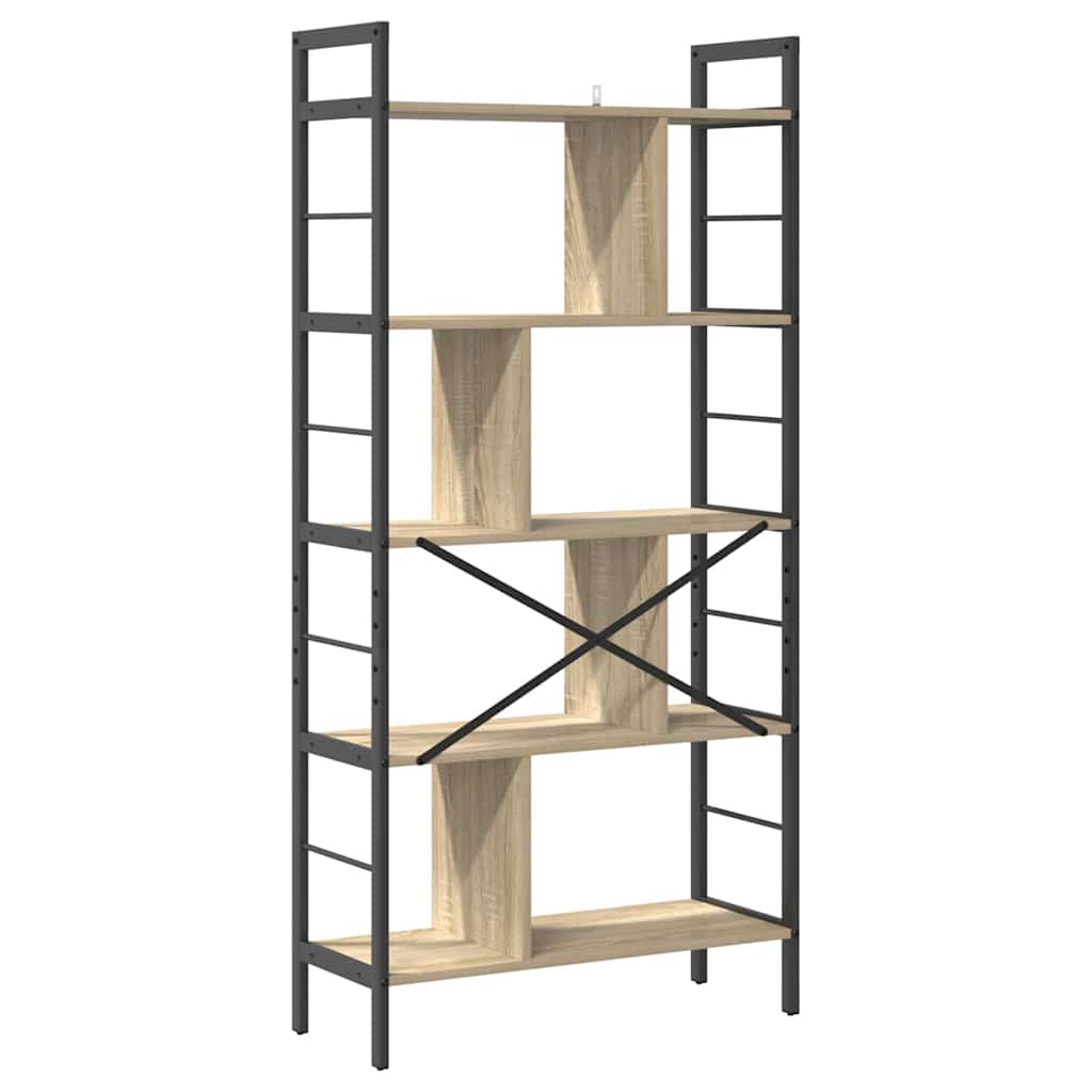Étagère Chêne Sonoma 75 x 30 x 156 cm Bois d'ingénierie - XIOS