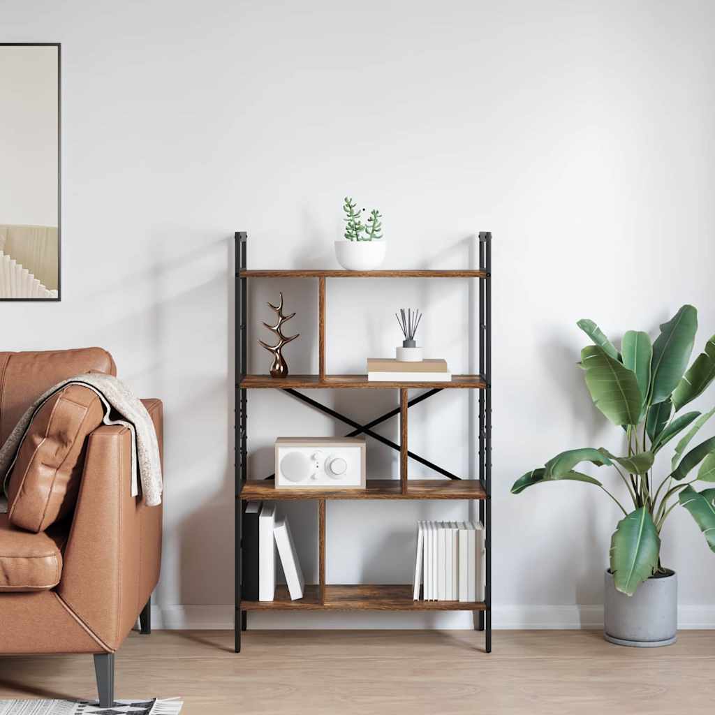 Étagère Chêne fumé 75 x 30 x 123,5 cm Bois d'ingénierie - XIOS