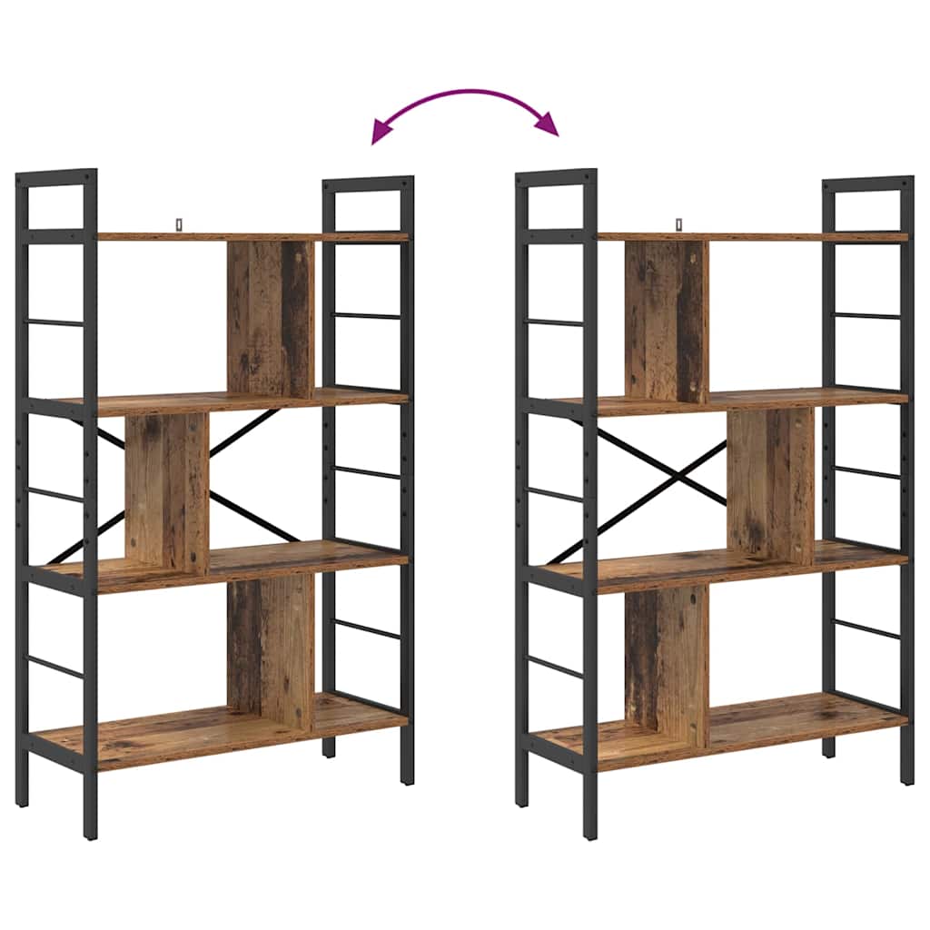 Étagère Bois Ancien 75 x 30 x 123,5 cm Bois d'ingénierie - XIOS