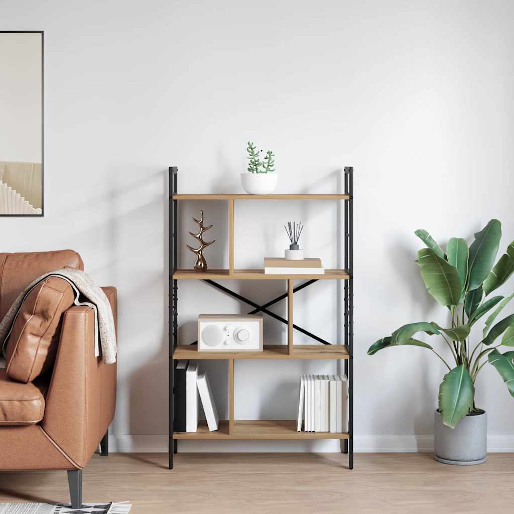 Étagère Chêne artisanal 75 x 30 x 123,5 cm Bois d'ingénierie - XIOS