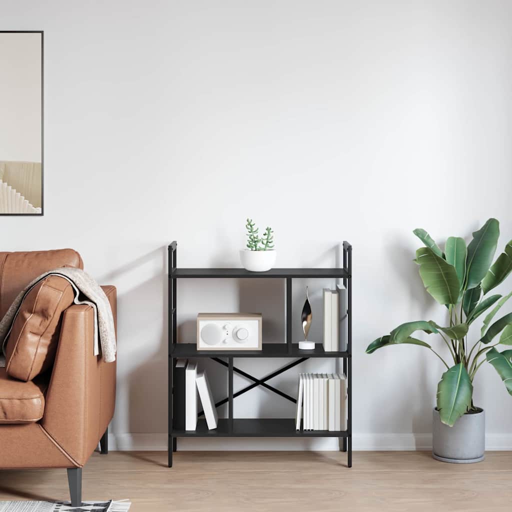 Étagère Chêne noir 75 x 30 x 91 cm Bois d'ingénierie - XIOS