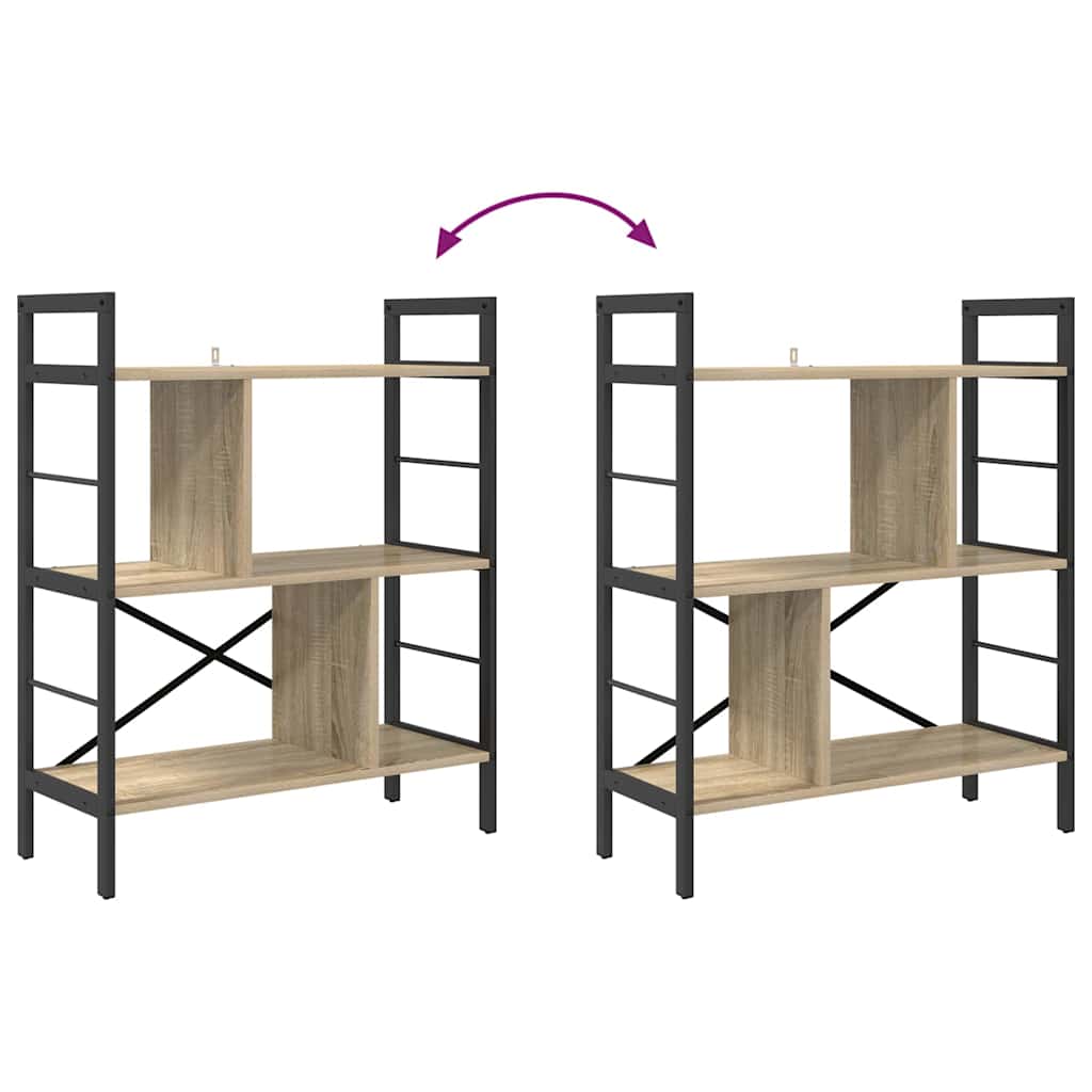 Étagère Chêne Sonoma 75 x 30 x 91 cm Bois d'ingénierie - XIOS