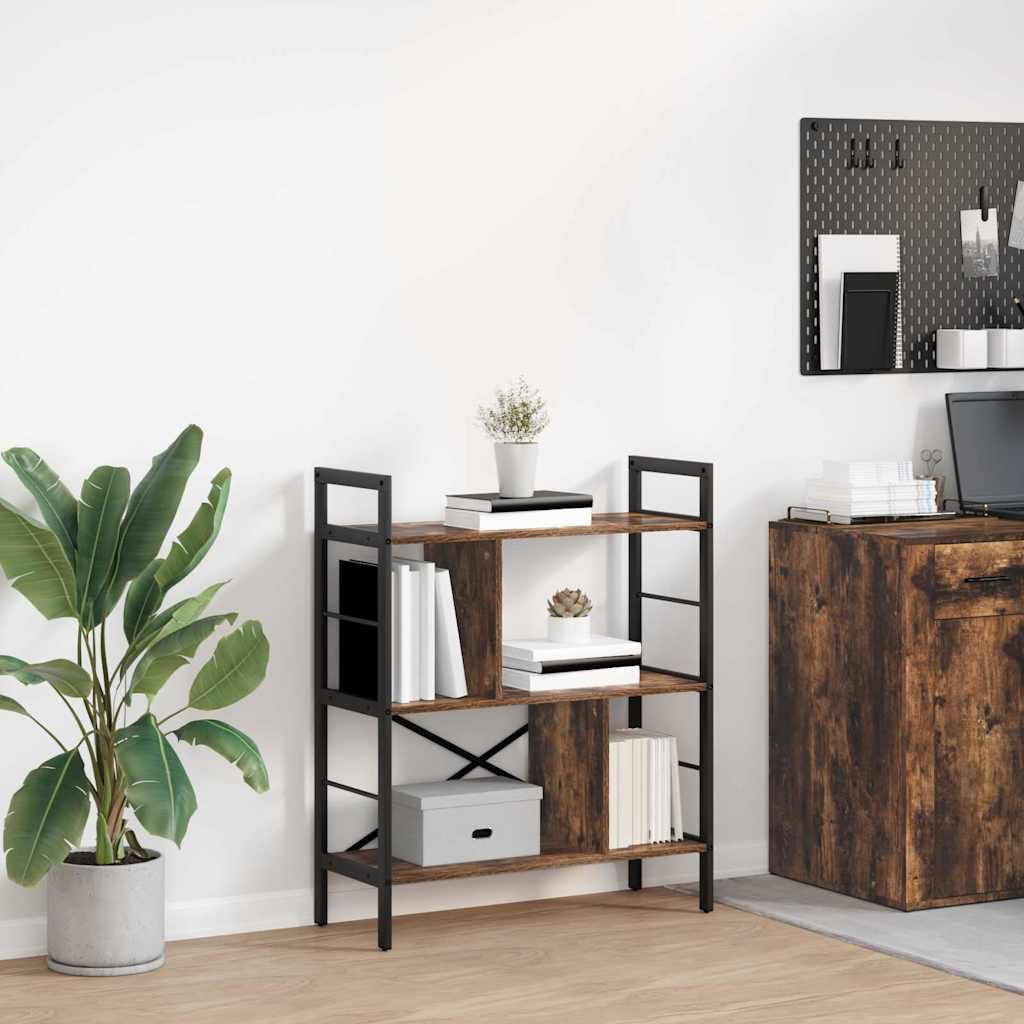 Étagère Chêne fumé 75 x 30 x 91 cm Bois d'ingénierie - XIOS