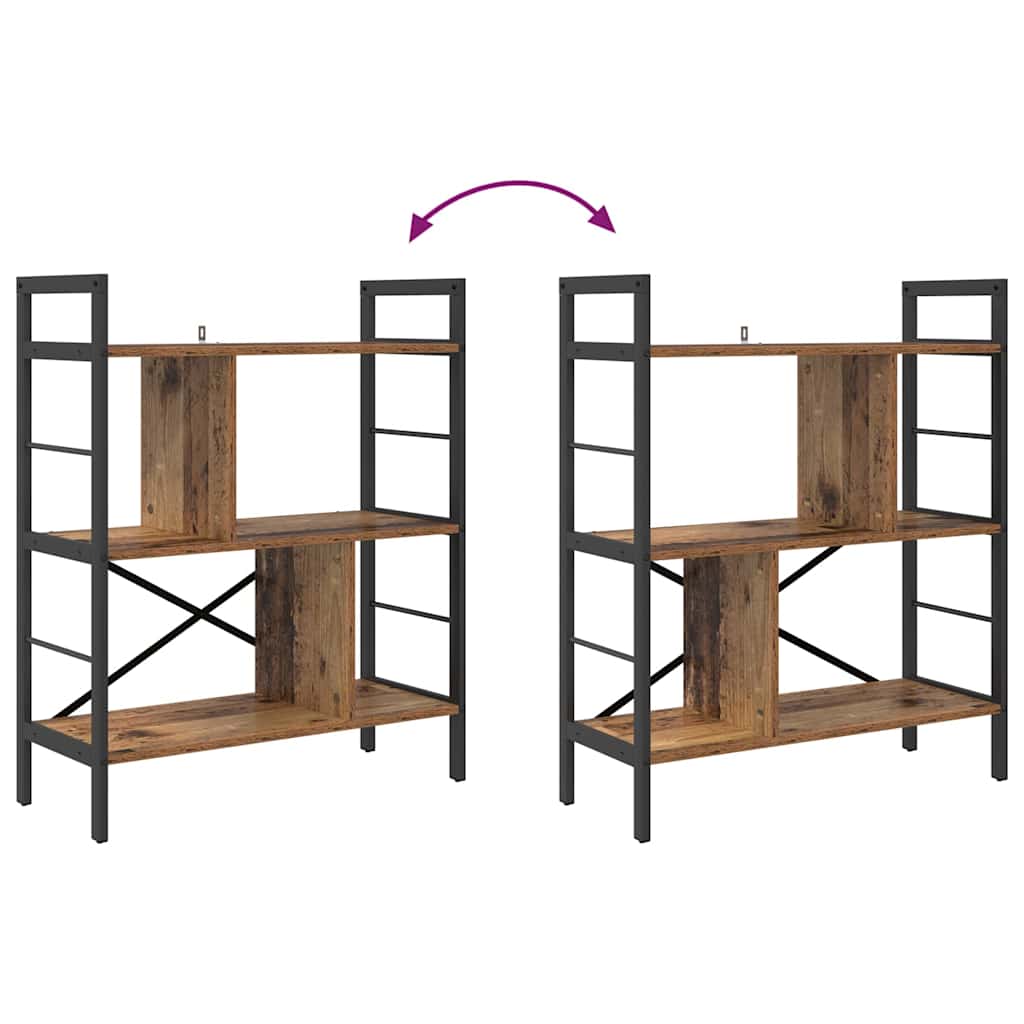 Étagère Bois Ancien 75 x 30 x 91 cm Bois d'ingénierie - XIOS