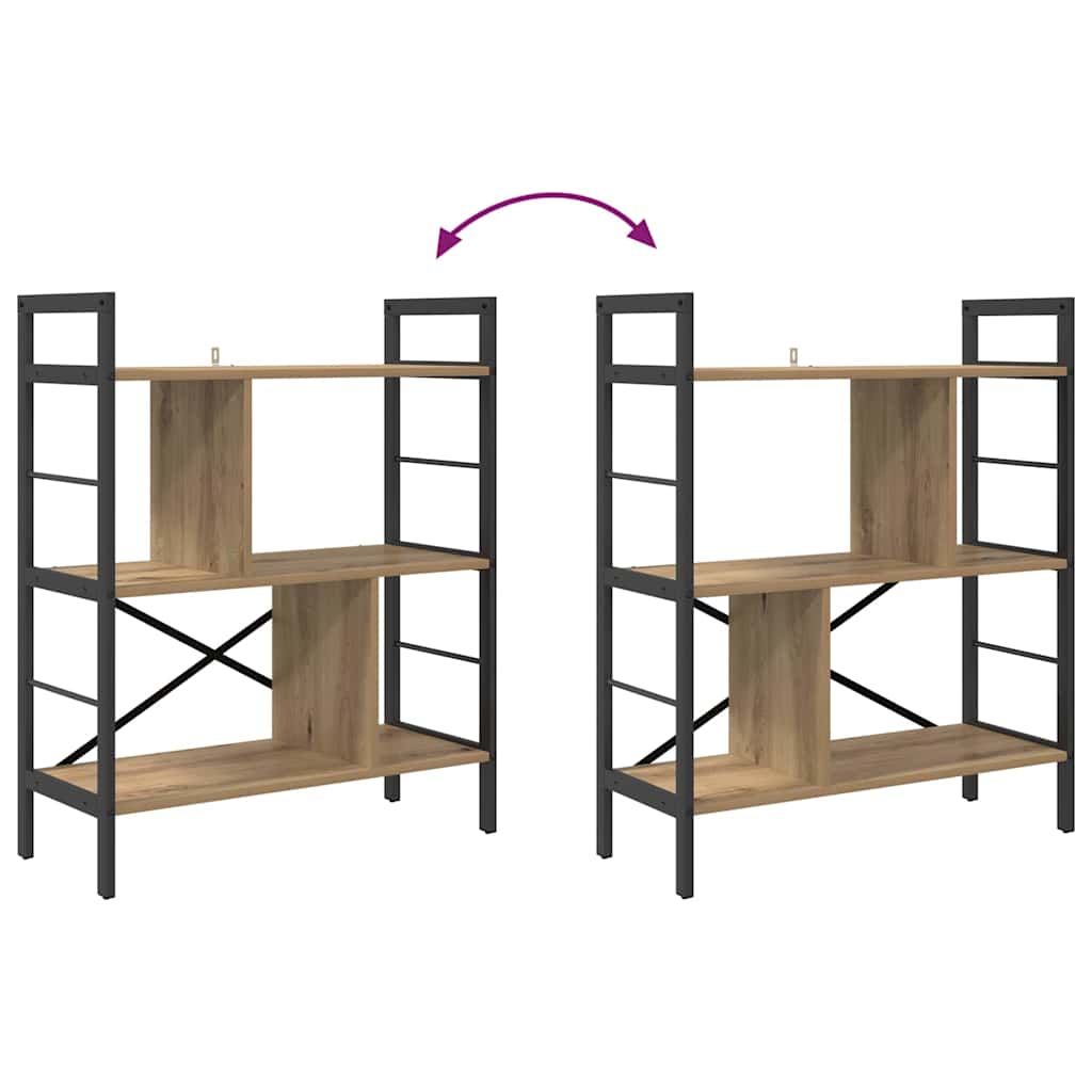 Étagère Chêne artisanal 75 x 30 x 91 cm Bois d'ingénierie - XIOS