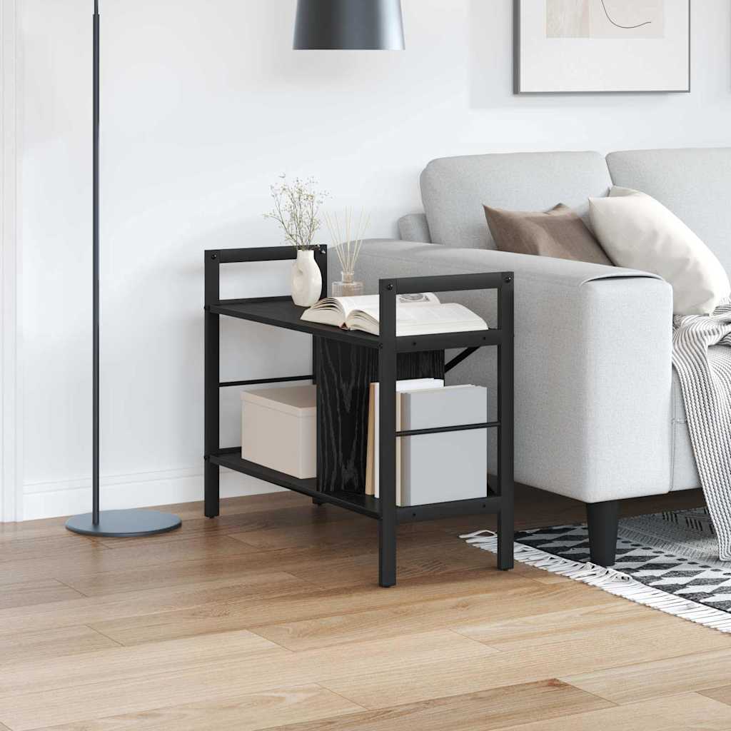 Étagère Chêne noir 75 x 30 x 58,5 cm Bois d'ingénierie - XIOS