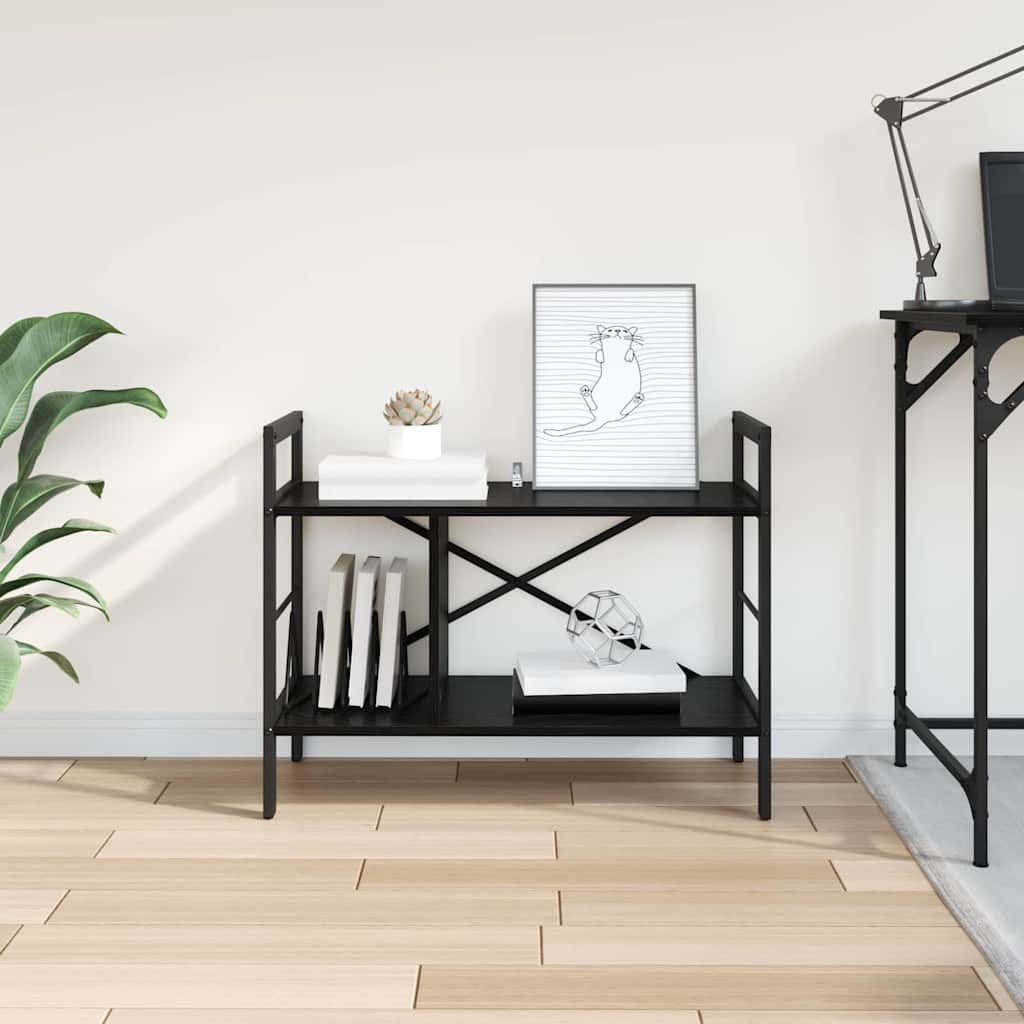 Étagère Chêne noir 75 x 30 x 58,5 cm Bois d'ingénierie - XIOS