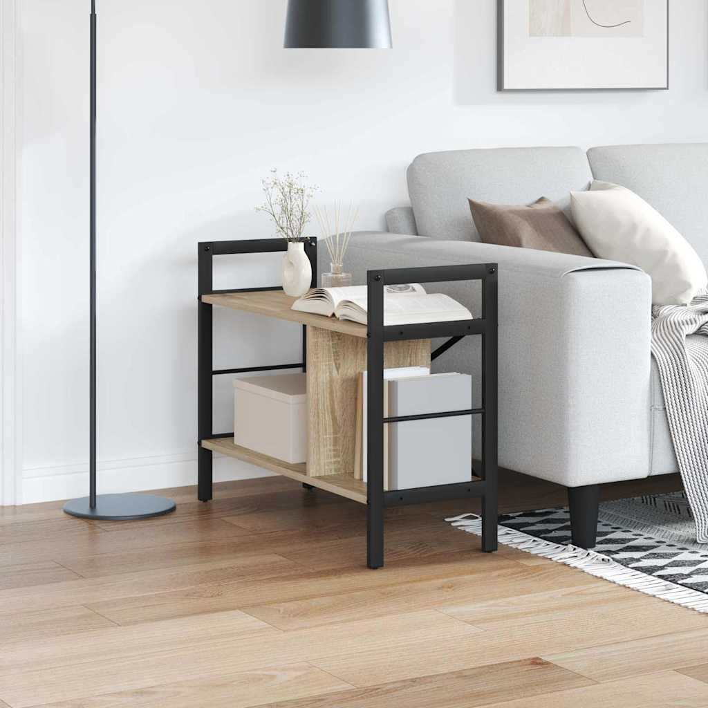 Étagère Chêne Sonoma 75 x 30 x 58,5 cm Bois d'ingénierie - XIOS