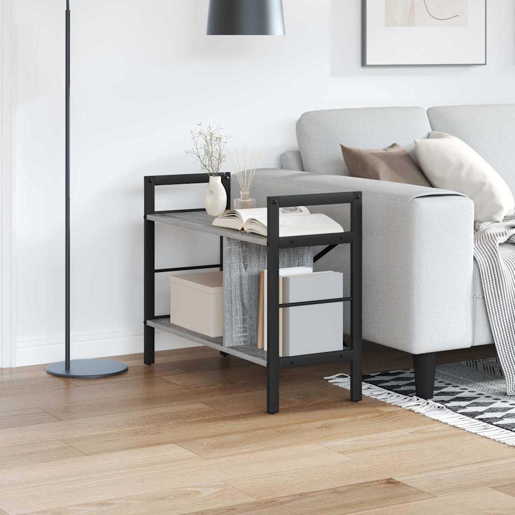 Étagère Gris Sonoma 75 x 30 x 58,5 cm Bois d'ingénierie - XIOS