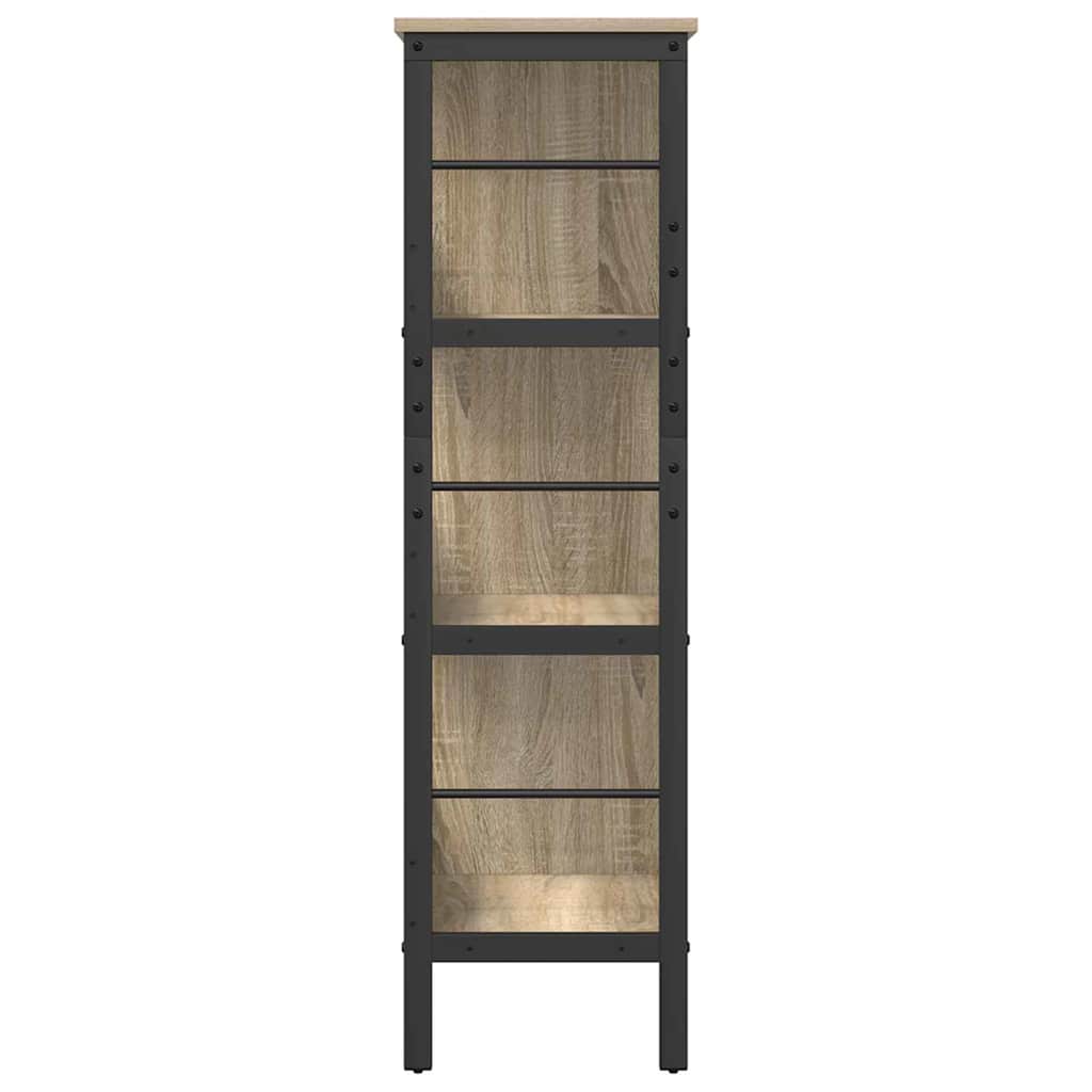 Étagère Chêne Sonoma 82 x 32 x 112 cm Bois d'ingénierie - XIOS