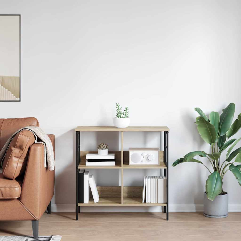Étagère Chêne Sonoma 82 x 32 x 79 cm Bois d'ingénierie - XIOS