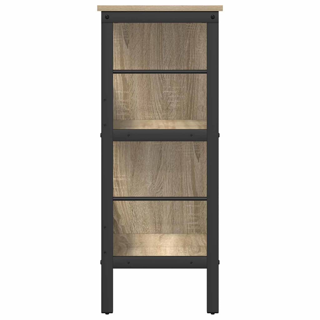 Étagère Chêne Sonoma 82 x 32 x 79 cm Bois d'ingénierie - XIOS