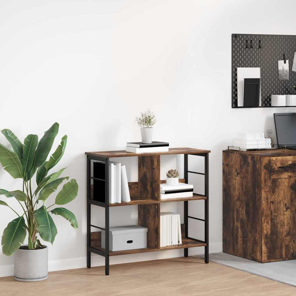 Étagère Chêne fumé 82 x 32 x 79 cm Bois d'ingénierie - XIOS