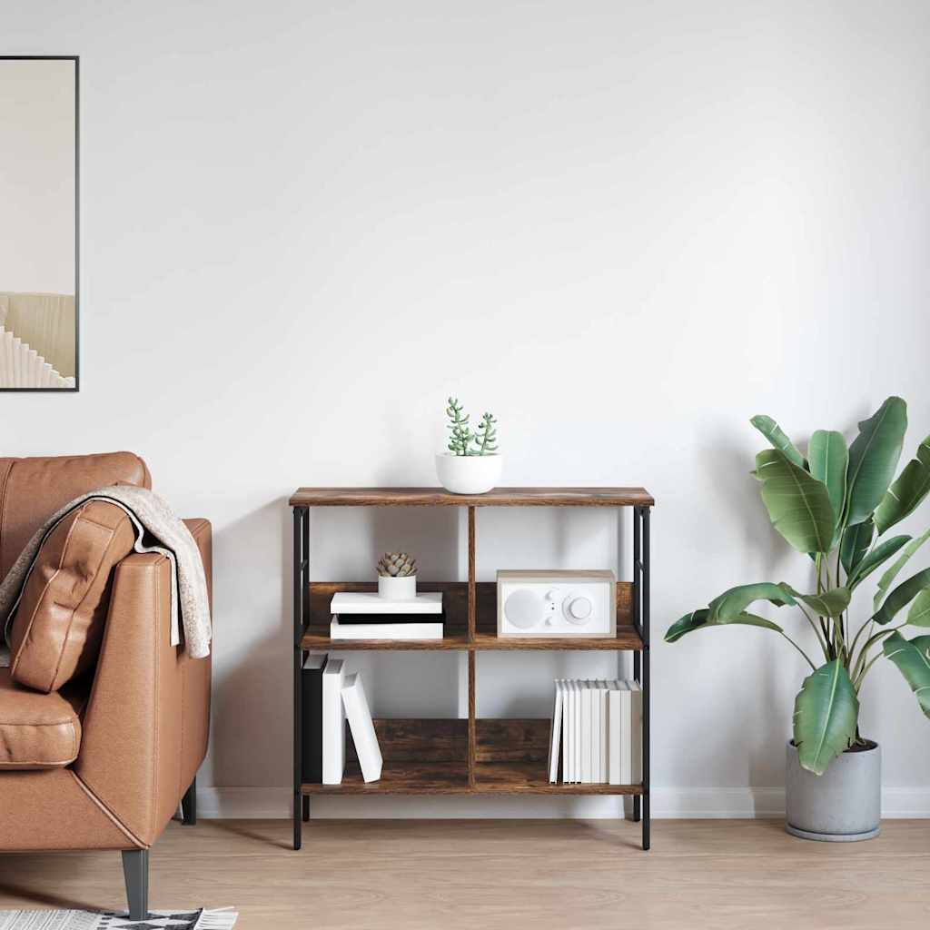 Étagère Chêne fumé 82 x 32 x 79 cm Bois d'ingénierie - XIOS