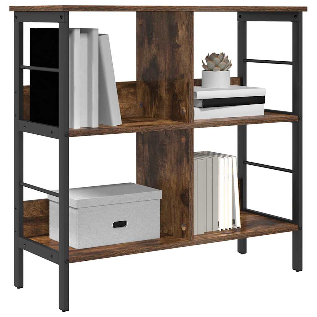 Étagère Chêne fumé 82 x 32 x 79 cm Bois d'ingénierie - XIOS