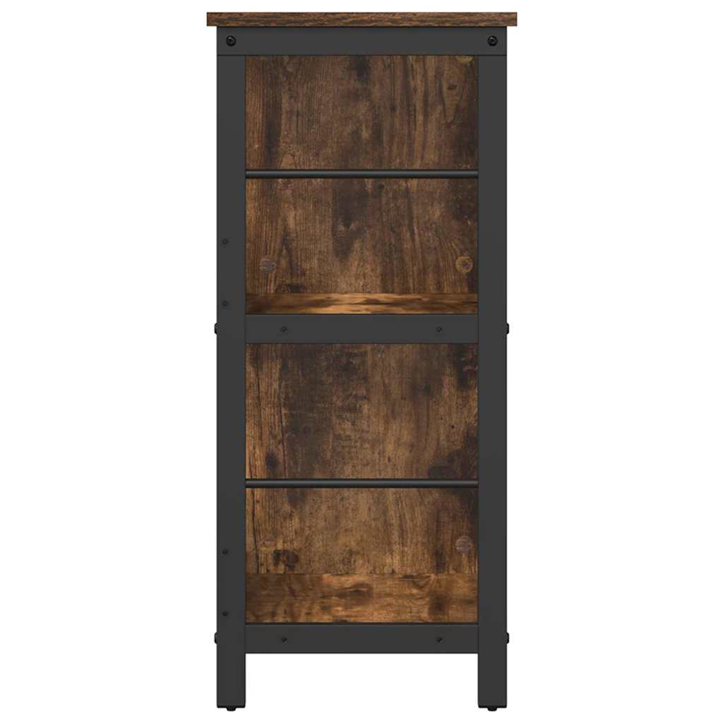 Étagère Chêne fumé 102 x 32 x 72,5 cm Bois d'ingénierie - XIOS