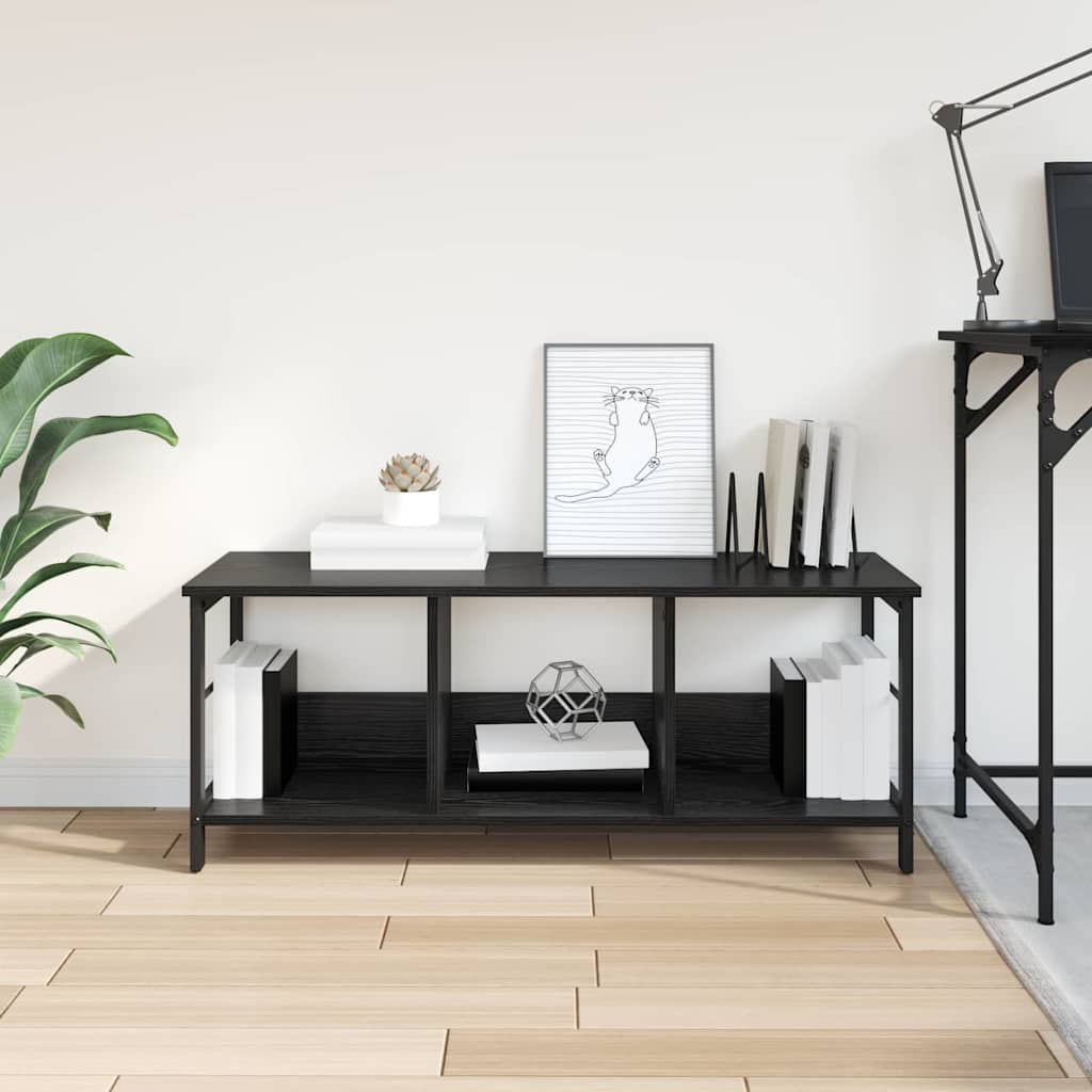 Étagère Chêne noir 102 x 32 x 40,5 cm Bois d'ingénierie - XIOS