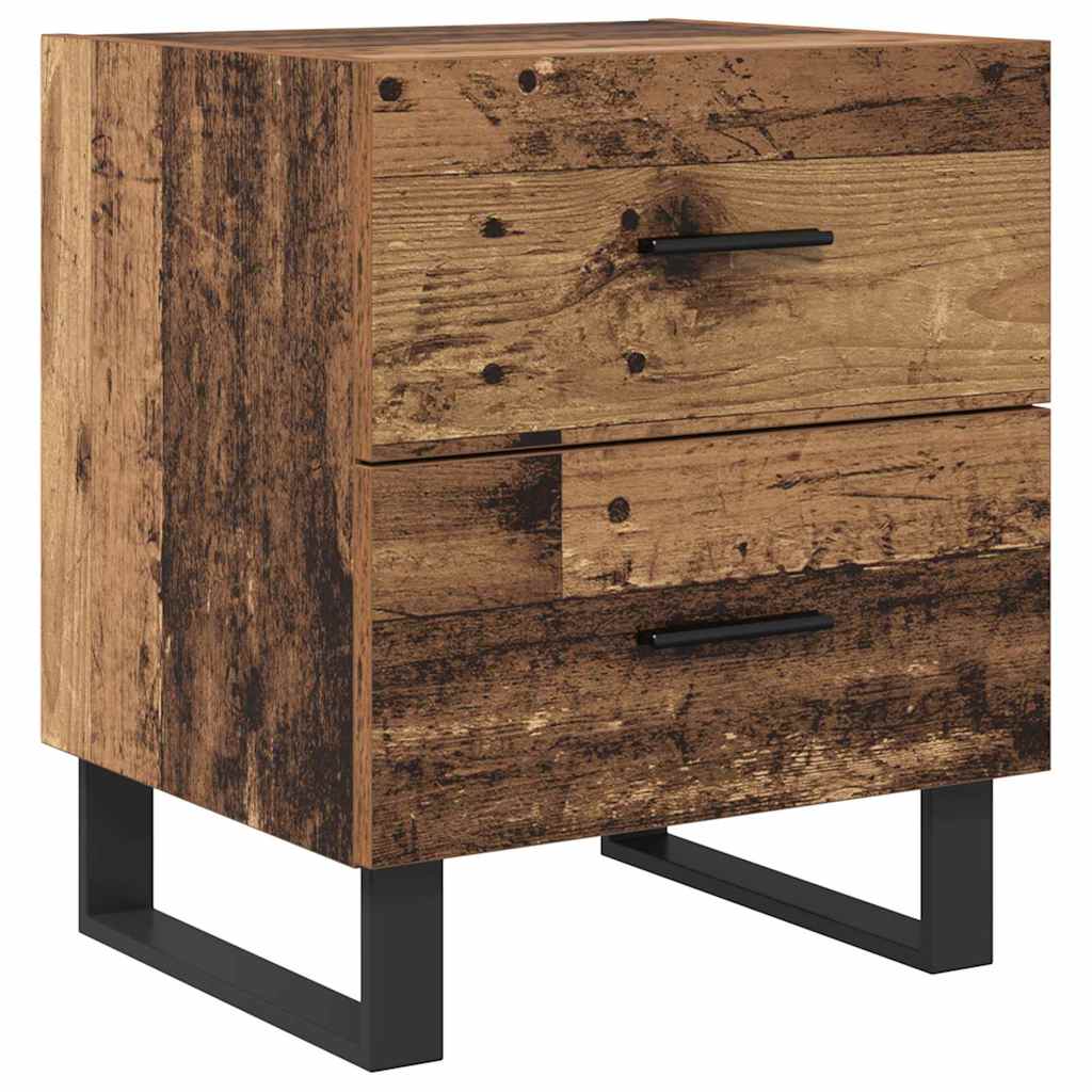 Cabinet de chevet 2 pcs Bois ancien 40 x 35 x 47.5 cm - XIOS