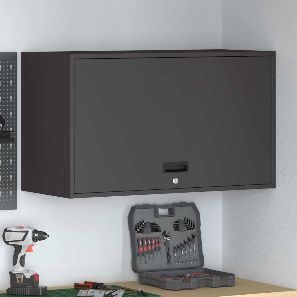 Armoire murale pour garage Noir 90 x 40 x 53 cm - XIOS