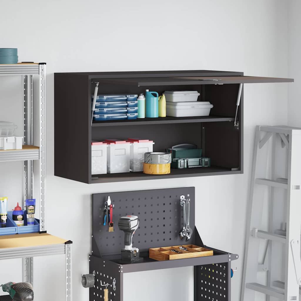 Armoire murale pour garage Noir 90 x 40 x 53 cm - XIOS