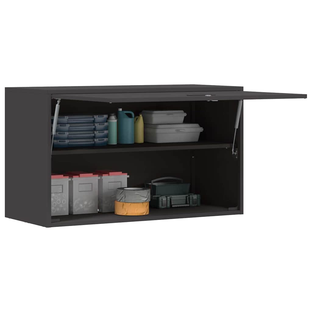 Armoire murale pour garage Noir 90 x 40 x 53 cm - XIOS